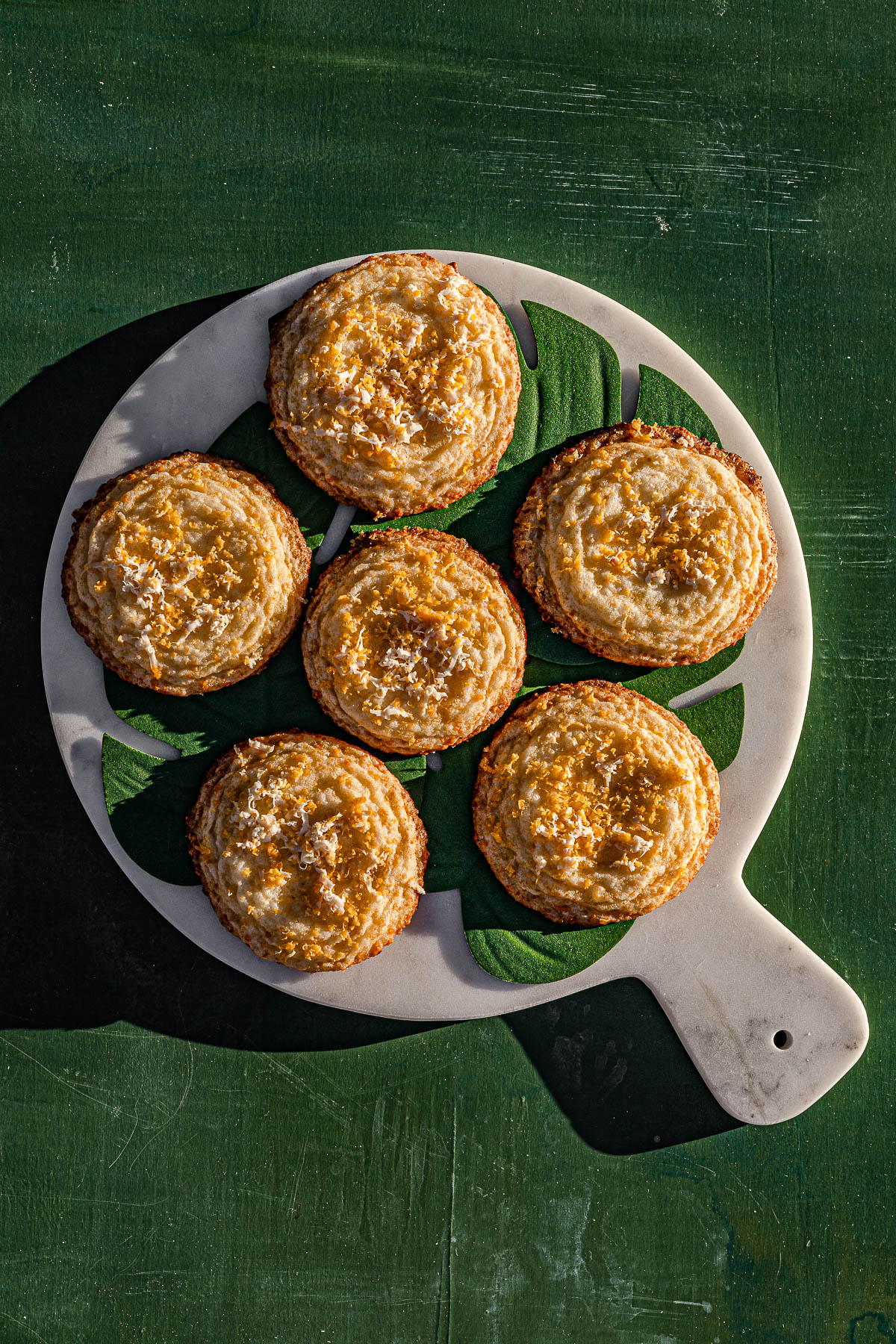 Bibingka Cookies on a serving board.