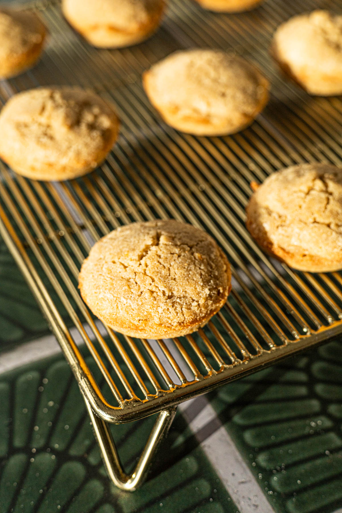 Darak Cookies cooling on a wire rack.