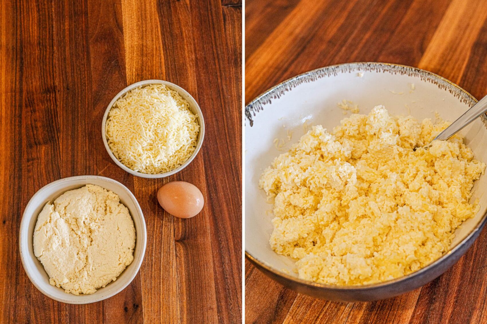 Making the Kesong Puti Sauce