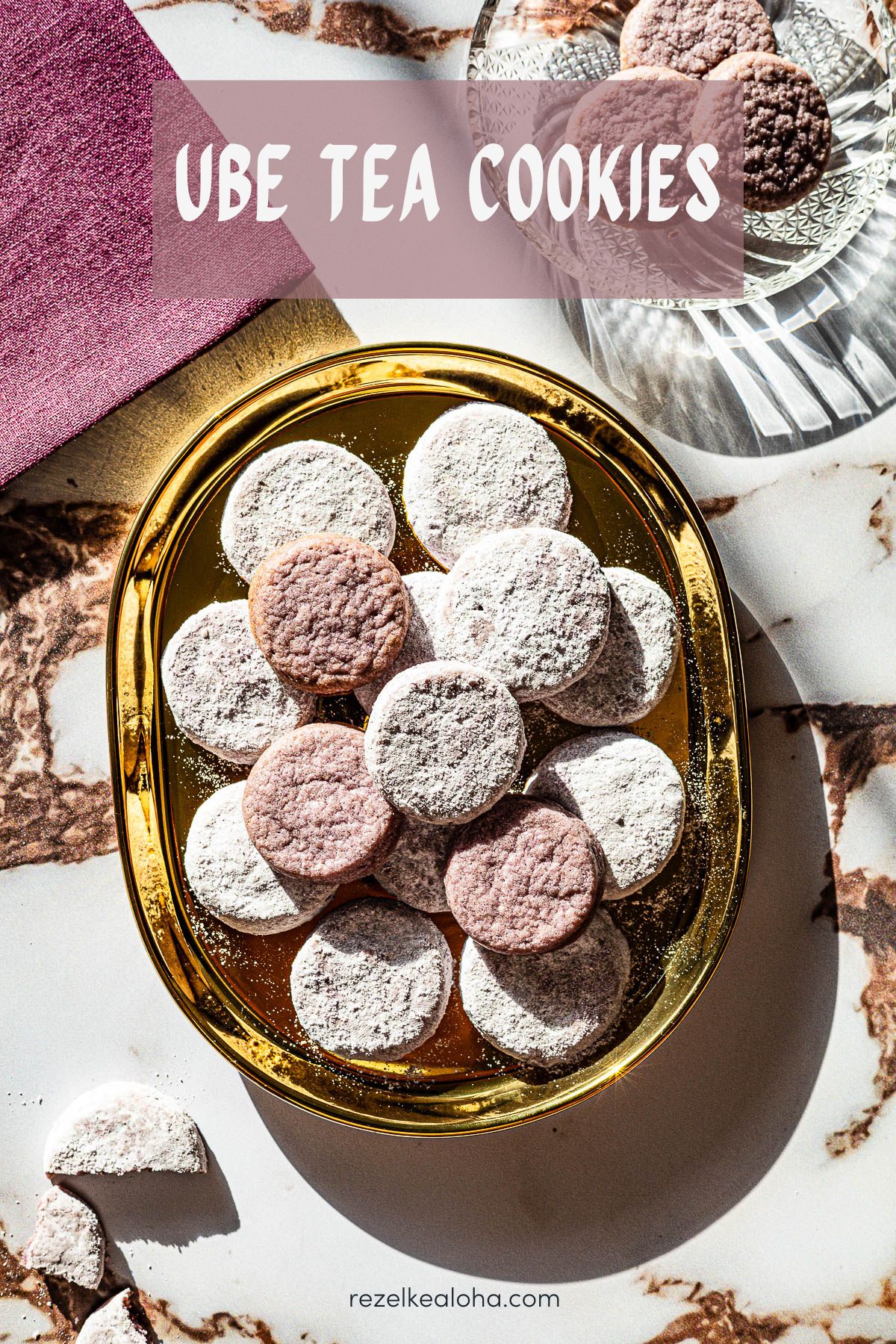 Ube Tea Cookie Recipe Rezel Kealoha