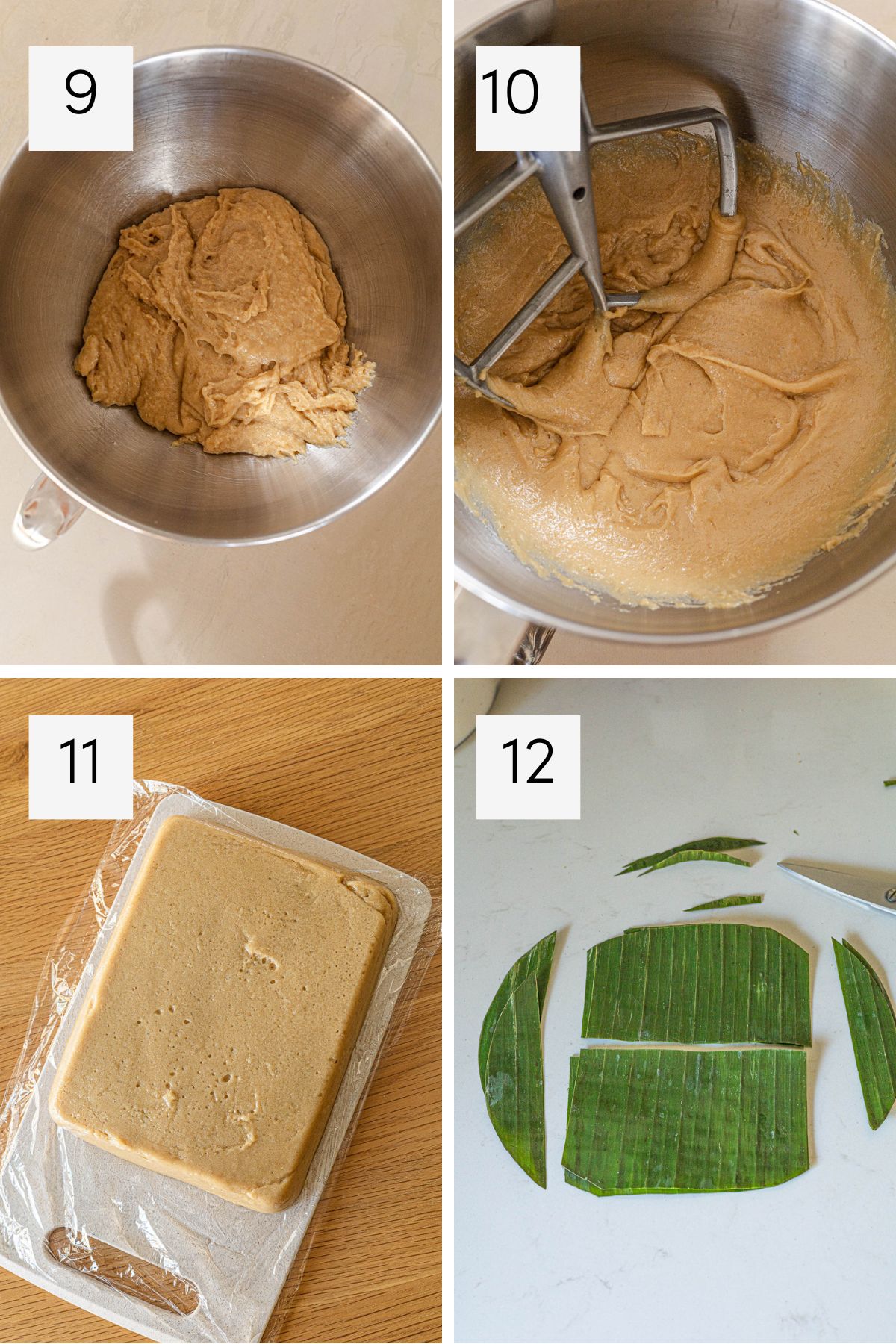 Baye Baye mixture and forming instructions.