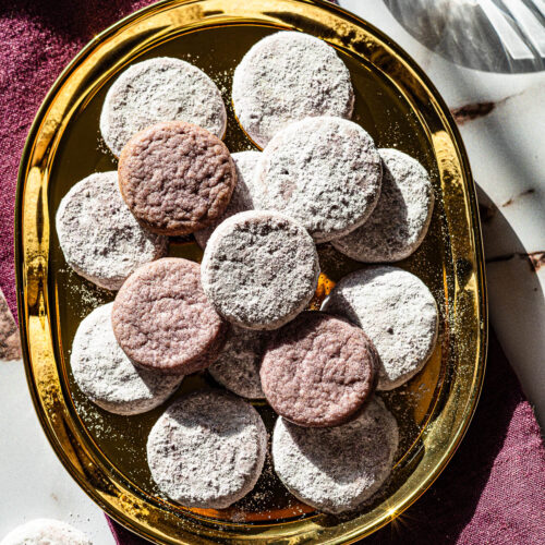 Filipino Neapolitan Sugar Cookies Filled with Yema - Rezel Kealoha