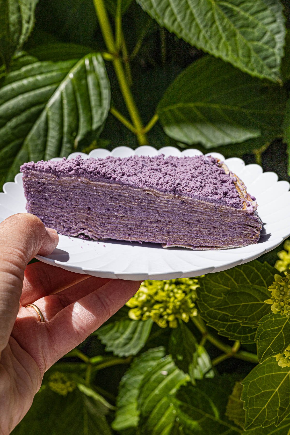 Ube Crepe Cake